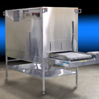 Despatch conveyor oven used for drying COVID-19 test samples