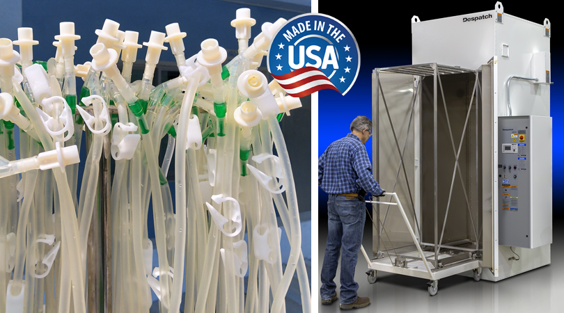 Catheters with Despatch PRC2-163 catheter Curing Oven - MAde in USA