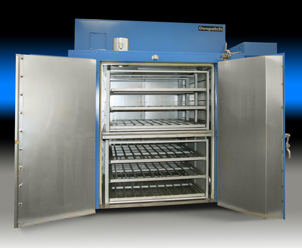 Despatch TAD industrial walk-in oven with dual chamber for thermal curing