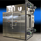 Despatch TAC industrial walk-in oven with custom side cart